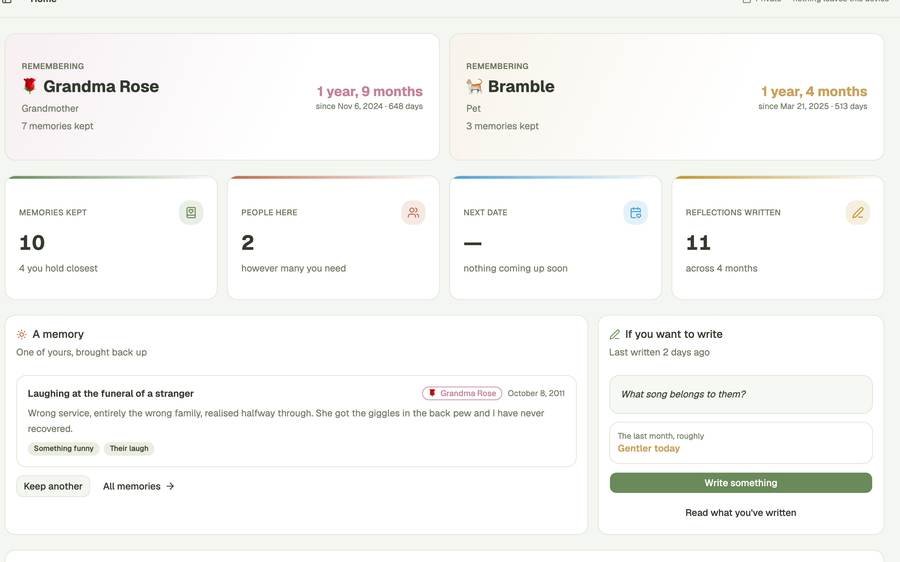 Grief & Memory Journal, Estate & Affairs Edition screenshot